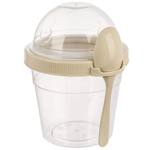 ORION KUBEK POJEMNIK 400 ml Z ŁYŻECZKĄ NA JOGURT MUSLI SAŁATKĘ 121783 ORION KUBEK POJEMNIK 400 ml Z ŁYŻECZKĄ NA JOGURT MUSLI SAŁATKĘ 121783