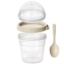 ORION KUBEK POJEMNIK 400 ml Z ŁYŻECZKĄ NA JOGURT MUSLI SAŁATKĘ 121783