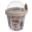 ORION KUBEK POJEMNIK 400 ml Z ŁYŻECZKĄ NA JOGURT MUSLI SAŁATKĘ 121783