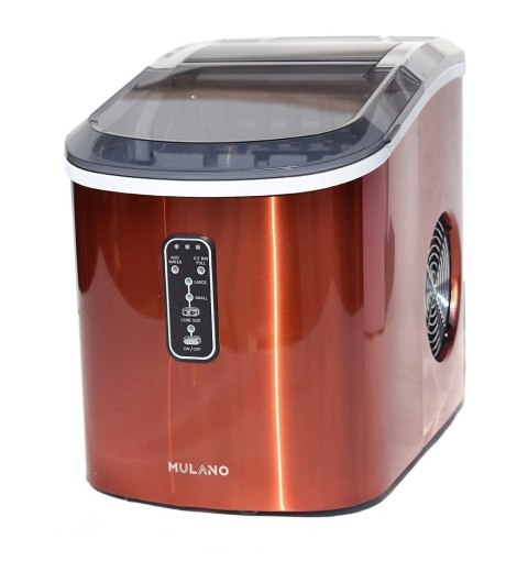MULANO Kostkarka do lodu 2,2L 15kg/24h pomarańczowa kompaktowa 2 rozmiary kostek MULANO Kostkarka do lodu 2,2L 15kg/24h pomarańczowa kompaktowa 2 rozmiary kostek