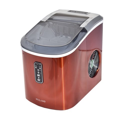 MULANO Kostkarka do lodu 2,2L 15kg/24h pomarańczowa kompaktowa 2 rozmiary kostek MULANO Kostkarka do lodu 2,2L 15kg/24h pomarańczowa kompaktowa 2 rozmiary kostek