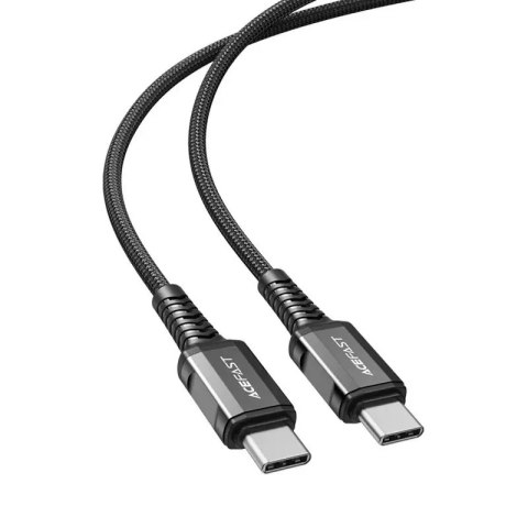 Acefast Acefast kabel USB Typ C - USB Typ C 1,2m, 60W (20V/3A) czarny (C1-03 black) Acefast Acefast kabel USB Typ C - USB Typ C 1,2m, 60W (20V/3A) czarny (C1-03 black)