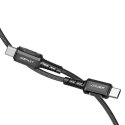 Acefast Acefast kabel USB Typ C - USB Typ C 1,2m, 60W (20V/3A) czarny (C1-03 black)