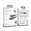 Acefast Acefast kabel USB Typ C - USB Typ C 1,2m, 60W (20V/3A) czarny (C1-03 black)