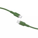 Acefast Acefast kabel USB Typ C - USB Typ C 1,2m, 60W (20V/3A) zielony (C2-03 oliver green)