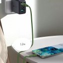 Acefast Acefast kabel USB Typ C - USB Typ C 1,2m, 60W (20V/3A) zielony (C2-03 oliver green)