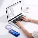 Baseus Baseus Crystal Shine Series kabel przewód USB do szybkiego ładowania i transferu danych USB Typ C - Lightning 20W 1,2m fioletowy
