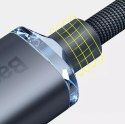 Baseus Baseus Crystal Shine Series kabel przewód USB do szybkiego ładowania i transferu danych USB Typ C - Lightning 20W 1,2m fioletowy