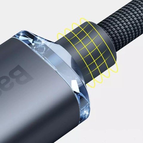Baseus Baseus Crystal Shine Series kabel przewód USB do szybkiego ładowania i transferu danych USB Typ C - Lightning 20W 1,2m fioletowy Baseus Baseus Crystal Shine Series kabel przewód USB do szybkiego ładowania i transferu danych USB Typ C - Lightning 20W 1,2m fioletowy