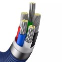 Baseus Baseus Crystal Shine Series kabel przewód USB do szybkiego ładowania i transferu danych USB Typ C - Lightning 20W 2m niebieski (