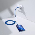 Baseus Baseus Crystal Shine Series kabel przewód USB do szybkiego ładowania i transferu danych USB Typ C - Lightning 20W 2m niebieski (