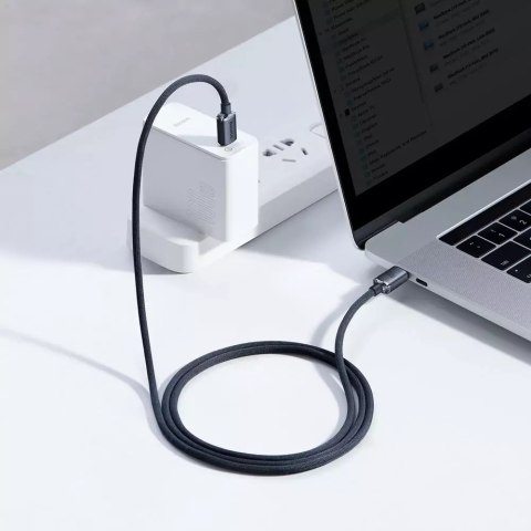 Baseus Baseus Crystal Shine Series kabel przewód USB do szybkiego ładowania i transferu danych USB Typ C - USB Typ C 100W 1,2m czarny ( Baseus Baseus Crystal Shine Series kabel przewód USB do szybkiego ładowania i transferu danych USB Typ C - USB Typ C 100W 1,2m czarny (