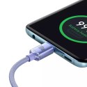 Baseus Baseus Crystal Shine Series kabel przewód USB do szybkiego ładowania i transferu danych USB Typ C - USB Typ C 100W 1,2m fioletow