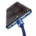 Baseus Baseus Crystal Shine Series kabel przewód USB do szybkiego ładowania i transferu danych USB Typ C - USB Typ C 100W 1,2m niebiesk