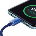 Baseus Baseus Crystal Shine Series kabel przewód USB do szybkiego ładowania i transferu danych USB Typ C - USB Typ C 100W 1,2m niebiesk