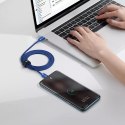 Baseus Baseus Crystal Shine Series kabel przewód USB do szybkiego ładowania i transferu danych USB Typ C - USB Typ C 100W 1,2m niebiesk