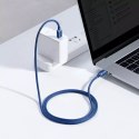 Baseus Baseus Crystal Shine Series kabel przewód USB do szybkiego ładowania i transferu danych USB Typ C - USB Typ C 100W 1,2m niebiesk