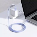 Baseus Baseus Crystal Shine Series kabel przewód USB do szybkiego ładowania i transferu danych USB Typ C - USB Typ C 100W 2m fioletowy 