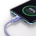 Baseus Baseus Crystal Shine Series kabel przewód USB do szybkiego ładowania i transferu danych USB Typ C - USB Typ C 100W 2m fioletowy 