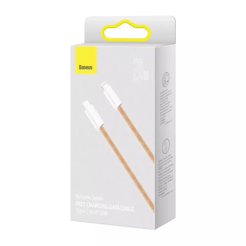 Baseus Baseus Dynamic kabel USB Typ C - Lightning Power Delivery 20W 1m pomarańczowy (CALD000007) Baseus Baseus Dynamic kabel USB Typ C - Lightning Power Delivery 20W 1m pomarańczowy (CALD000007)