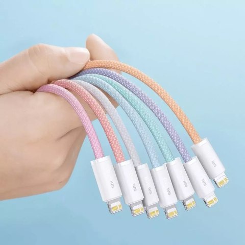 Baseus Baseus Dynamic kabel USB Typ C - Lightning Power Delivery 20W 1m pomarańczowy (CALD000007) Baseus Baseus Dynamic kabel USB Typ C - Lightning Power Delivery 20W 1m pomarańczowy (CALD000007)