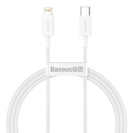 Baseus Baseus Superior kabel USB Typ C - Lightning Power Delivery 20 W 1 m Biały (CATLYS-A02)