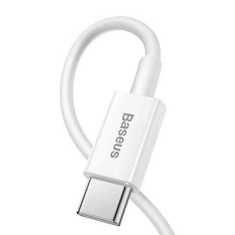 Baseus Baseus Superior kabel USB Typ C - Lightning Power Delivery 20 W 1 m Biały (CATLYS-A02) Baseus Baseus Superior kabel USB Typ C - Lightning Power Delivery 20 W 1 m Biały (CATLYS-A02)