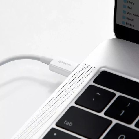Baseus Baseus Superior kabel USB Typ C - Lightning Power Delivery 20 W 1 m Biały (CATLYS-A02) Baseus Baseus Superior kabel USB Typ C - Lightning Power Delivery 20 W 1 m Biały (CATLYS-A02)