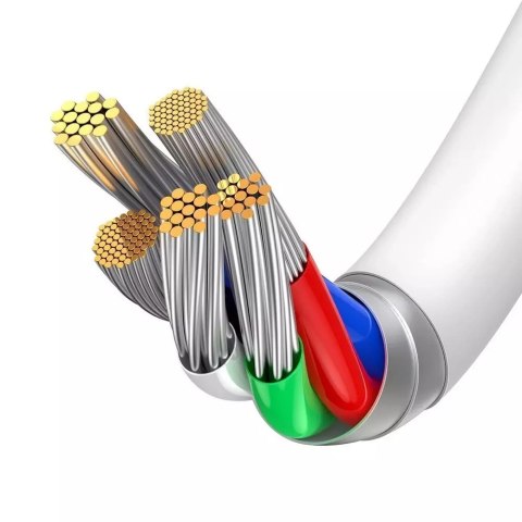 Baseus Baseus Superior kabel USB Typ C - Lightning Power Delivery 20 W 1 m Biały (CATLYS-A02) Baseus Baseus Superior kabel USB Typ C - Lightning Power Delivery 20 W 1 m Biały (CATLYS-A02)
