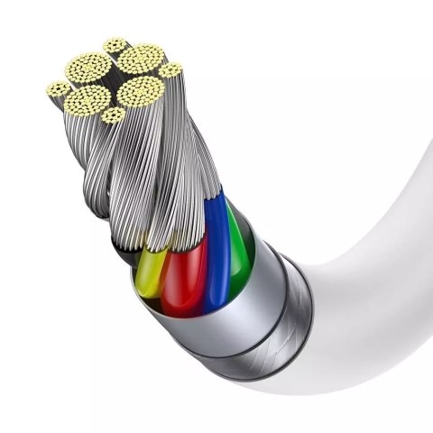 Baseus Baseus Superior kabel przewód USB Typ C - USB Typ C szybkie ładowanie Quick Charge / Power Delivery / FCP 100W 5A 20V 1m biały ( Baseus Baseus Superior kabel przewód USB Typ C - USB Typ C szybkie ładowanie Quick Charge / Power Delivery / FCP 100W 5A 20V 1m biały (