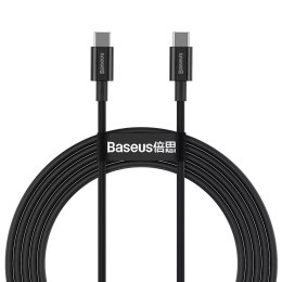 Baseus Baseus Superior kabel przewód USB Typ C - USB Typ C szybkie ładowanie Quick Charge / Power Delivery / FCP 100W 5A 20V 2m czarny 
