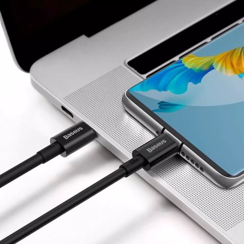 Baseus Baseus Superior kabel przewód USB Typ C - USB Typ C szybkie ładowanie Quick Charge / Power Delivery / FCP 100W 5A 20V 2m czarny Baseus Baseus Superior kabel przewód USB Typ C - USB Typ C szybkie ładowanie Quick Charge / Power Delivery / FCP 100W 5A 20V 2m czarny