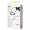 Baseus Baseus kabel USB Typ C - USB Typ C 100W (20V / 5A) Power Delivery z wyświetlaczem ekranem miernik mocy 2m zielony (CATSK-C06)