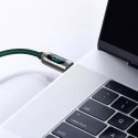 Baseus Baseus kabel USB Typ C - USB Typ C 100W (20V / 5A) Power Delivery z wyświetlaczem ekranem miernik mocy 2m zielony (CATSK-C06)