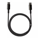 Baseus Baseus kabel USB Typ C - USB Typ C szybkie ładowanie Power Delivery Quick Charge 100 W 5 A 1 m czarny (CATWJ-01)
