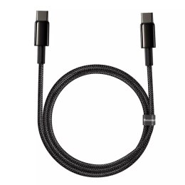 Baseus Baseus kabel USB Typ C - USB Typ C szybkie ładowanie Power Delivery Quick Charge 100 W 5 A 1 m czarny (CATWJ-01)