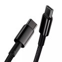 Baseus Baseus kabel USB Typ C - USB Typ C szybkie ładowanie Power Delivery Quick Charge 100 W 5 A 1 m czarny (CATWJ-01)