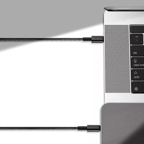 Baseus Baseus kabel USB Typ C - USB Typ C szybkie ładowanie Power Delivery Quick Charge 100 W 5 A 1 m czarny (CATWJ-01) Baseus Baseus kabel USB Typ C - USB Typ C szybkie ładowanie Power Delivery Quick Charge 100 W 5 A 1 m czarny (CATWJ-01)