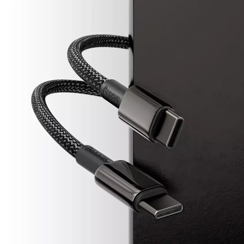 Baseus Baseus kabel USB Typ C - USB Typ C szybkie ładowanie Power Delivery Quick Charge 100 W 5 A 1 m czarny (CATWJ-01) Baseus Baseus kabel USB Typ C - USB Typ C szybkie ładowanie Power Delivery Quick Charge 100 W 5 A 1 m czarny (CATWJ-01)