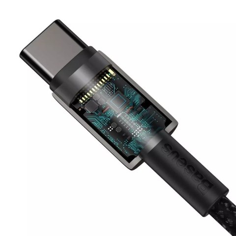 Baseus Baseus kabel USB Typ C - USB Typ C szybkie ładowanie Power Delivery Quick Charge 100 W 5 A 1 m czarny (CATWJ-01) Baseus Baseus kabel USB Typ C - USB Typ C szybkie ładowanie Power Delivery Quick Charge 100 W 5 A 1 m czarny (CATWJ-01)