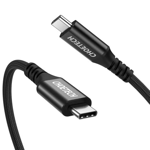 Choetech Choetech kabel przewód szybkie ładowanie USB Typ C - USB Typ C 3.2 Gen 2 100W Power Delivery 2m czarny (XCC-1007) Choetech Choetech kabel przewód szybkie ładowanie USB Typ C - USB Typ C 3.2 Gen 2 100W Power Delivery 2m czarny (XCC-1007)