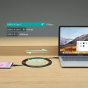 Choetech Choetech kabel przewód szybkie ładowanie USB Typ C - USB Typ C 3.2 Gen 2 100W Power Delivery 2m czarny (XCC-1007)