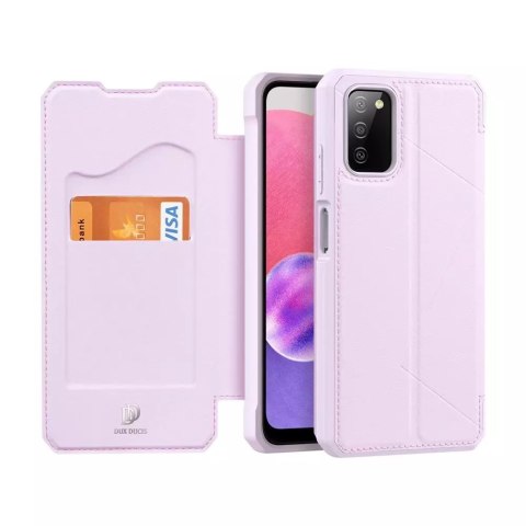 Dux Ducis DUX DUCIS Skin X kabura etui pokrowiec z klapką Samsung Galaxy A03s różowy Dux Ducis DUX DUCIS Skin X kabura etui pokrowiec z klapką Samsung Galaxy A03s różowy
