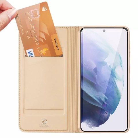 Dux Ducis Dux Ducis Skin Pro kabura etui pokrowiec z klapką Samsung Galaxy S22+ (S22 Plus) złoty Dux Ducis Dux Ducis Skin Pro kabura etui pokrowiec z klapką Samsung Galaxy S22+ (S22 Plus) złoty