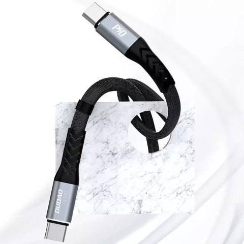 Dudao Dudao L10C kabel USB Typ C - USB Typ C PD100W czarny (L10C) Dudao Dudao L10C kabel USB Typ C - USB Typ C PD100W czarny (L10C)