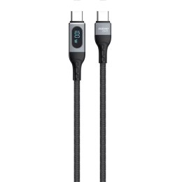 Dudao Dudao kabel USB Typ C - USB Typ C szybkie ładowanie PD 100W czarny (L7MaxC)