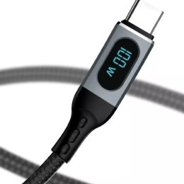 Dudao Dudao kabel USB Typ C - USB Typ C szybkie ładowanie PD 100W czarny (L7MaxC)