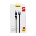 Dudao Dudao kabel USB Typ C - USB Typ C szybkie ładowanie PD 100W czarny (L7MaxC)