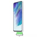 Samsung Samsung Strap Silicone Cover etui pokrowiec do Samsung Galaxy S21 FE biały (EF-GG990TWE)