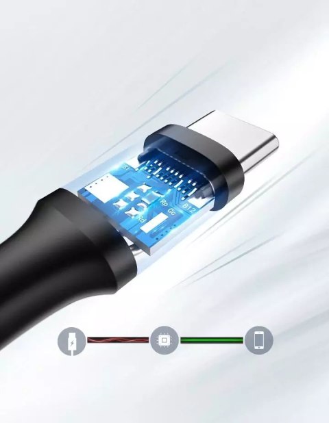 UGreen Ugreen kabel przewód USB - USB Typ C 2 A 0,5m czarny (60115) UGreen Ugreen kabel przewód USB - USB Typ C 2 A 0,5m czarny (60115)